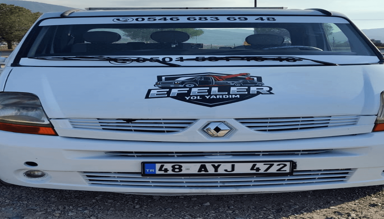 Gün batımında yol yardım hizmeti